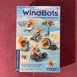 WindBots 6-in-1 Wind Powered Experiment Kit STEM Educational Wind Bot 550047